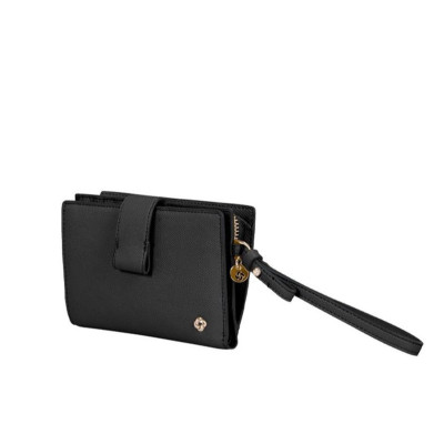 Portafoglio Donna Medio Hourly Slh Samsonite Black  Valigeria.it