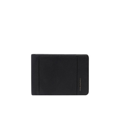 Portafoglio Uomo con Patta Cronus Piquadro PU1392S134R-Nero Valigeria-it