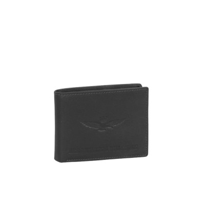 Portafoglio Uomo Semplice Flag Aeronautica Militare Nero  Valigeria.it