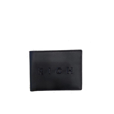 Portafoglio Uomo Semplice John Richmond Black  Valigeria.it