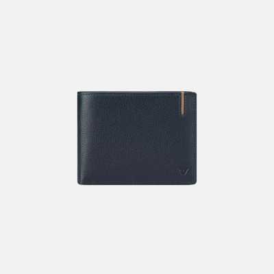Portafoglio uomo orizzontale semplice Roncato Valigeria Liverpool Blu Navy