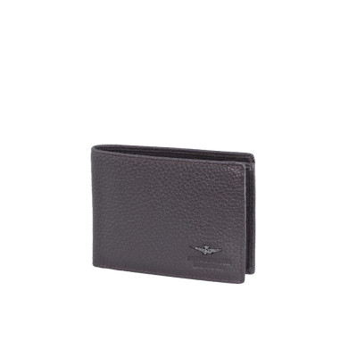 Portafoglio uomo semplice Soft Aeronautica Militare AM181-Testa Moro Valigeria-it 