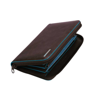Portafoglio Donna quattro soffietti | Piquadro Blue Square | PD1515B2-Mogano