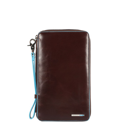 Porta documenti da viaggio Piquadro | Pochette Removibile Linea Blue Square | PP3246B2-mogano