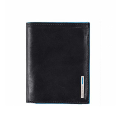 Portafoglio Uomo Piquadro | verticale | Pelle | Blue Square | PU1740B2-Nero