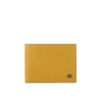 Portafoglio Uomo con portamonete | Piquadro Black Square | PU257B3R-Giallo