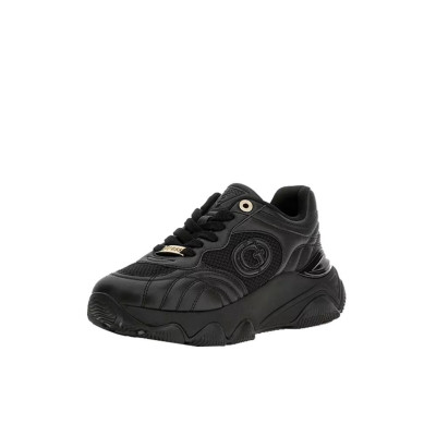 Scarpa donna sneakers bassa Guess Morriz Black