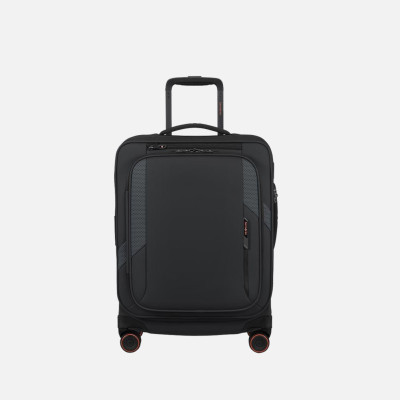 Trolley morbido 55cm 4 ruote cabina espandibile Samsonite Glazed Black