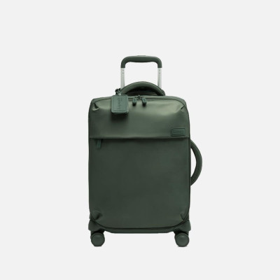 Trolley morbido 55cm 4 ruote cabina Lipault Plume Khaki