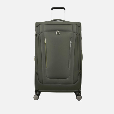 Trolley morbido 79cm 4 ruote grande espandibile American Tourister Wanderlite Dark Khaki