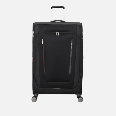 Trolley morbido 79cm 4 ruote grande espandibile American Tourister Wanderlite Shadow Black