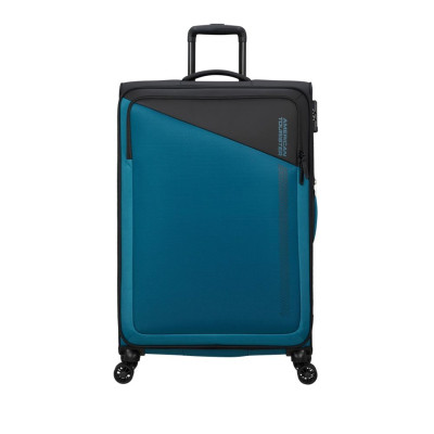 Trolley morbido grande Daring Dash American Tourister MF7003-Black Blue Valigeria-it