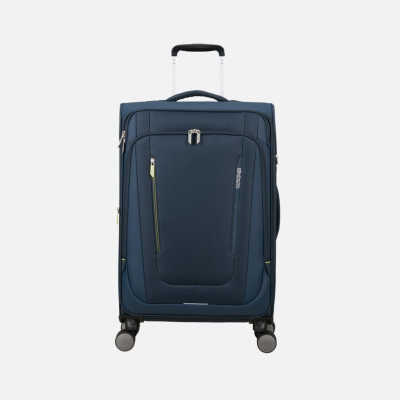 Trolley morbido 68cm 4 ruote medio espandibile American Tourister Wanderlite Dark Navy