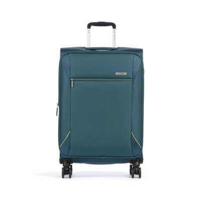 Trolley morbido 67cm 4 ruote medio espandibile Samsonite Base Breeze Petrol Blue