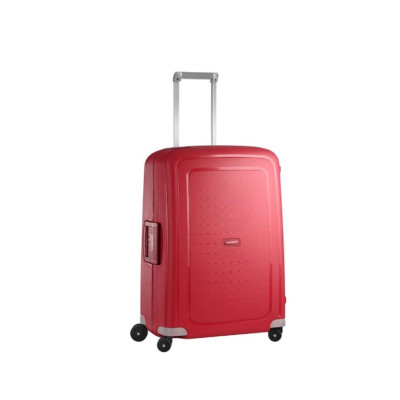 Trolley Rigido Cabina S'cure Samsonite Crimson Red  Valigeria.it