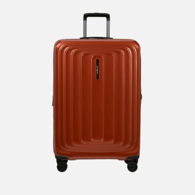 Trolley rigido 75cm 4 ruote grande espandibile Samsonite 2wander Matallic Terracotta