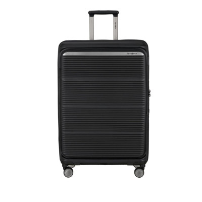 Trolley rigido 75cm 4 ruote grande espandibile apertra frontale Samsonite Paralux Black