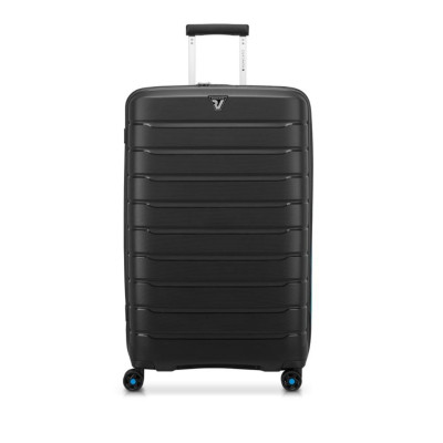 Trolley Rigido Grande Neon Butterfly Roncato Valigeria Nero  Valigeria.it
