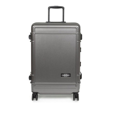 Trolley Rigido Grande Resist'r Case Eastpak EK0A5BJG4S11 Brushed Metal Valigeria-it