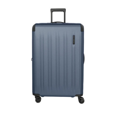 Trolley rigido 77cm 4 ruote grande espandibile Travelite Dynamic Denim Blue