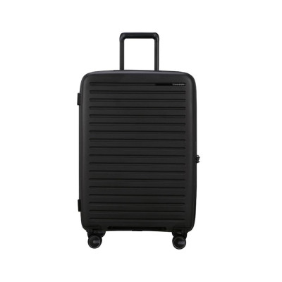 Trolley Rigido Medio Espandibile Restackd Samsonite Black  Valigeria.it