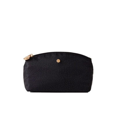 Trousse Rettangolare Borbonese Dark Black  Valigeria.it