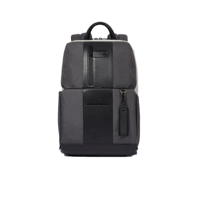 Zaino Business 14 Brief2 Piquadro GrigioNero  Valigeria.it