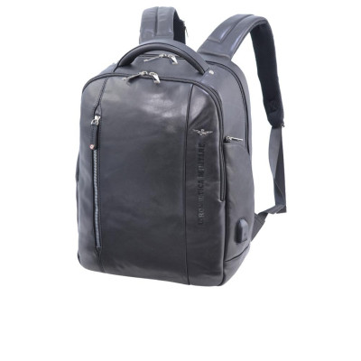 Zaino Business 15.6 Thunder Aeronautica Militare Nero  Valigeria.it