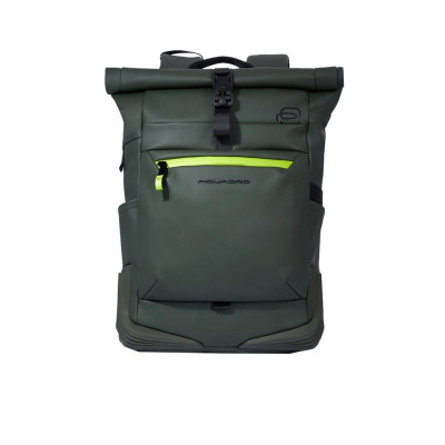 zaino business porta computer roll-top Piquadro CA6291C2OW-Verde Valigeria-it