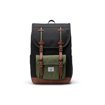 Zaino Classico Little America Mid Herschel BlackFour Leaf  Valigeria.it