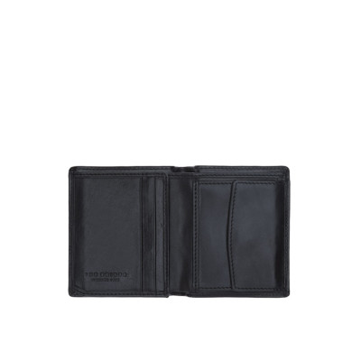 Porta Monete con Chiusura Automatica | The Bridge Story Uomo | 01301501-Nero/Rutenio