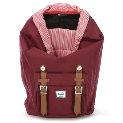 Zaino con Tasca Anteriore | Herchel Little America Mid-Voume | 100200074600590-Windsor Wine/Tan