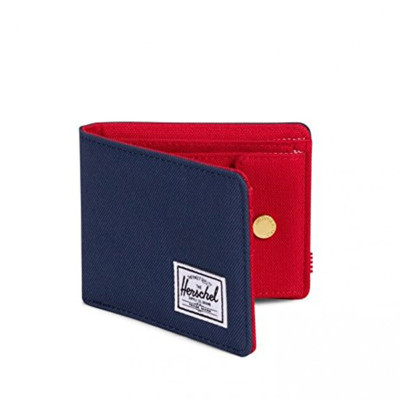 Portafoglio Uomo a Strappo | Herschel Rfid | 104030001802425-Navy/Red