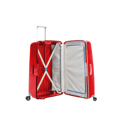 Trolley Maxi Samsonite | 4 Ruote 81 cm | Linea S'Cure | 10U004-Crismon Red