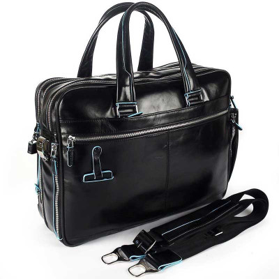 Cartella porta pc/ iPad 2 manici | Piquadro Blue Square | CA2765B2-Nero