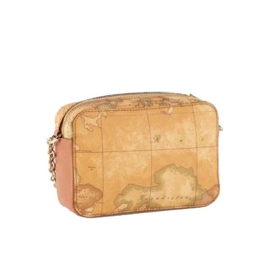 Borsa Donna Tracolla con Zip Superiore Prima Classe Alviero Martini Naturale