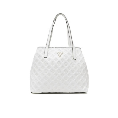 Borsa Donna Shopping Grande Vikky Guess White | Valigeria.it