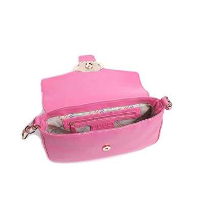 Borsa Donna Tracolla Media Ecosostenibile Liu Jo Lampone Light