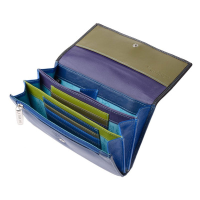 Portafoglio Donna Orizzontale con Patta | DuduBags Colorful | 534116555-Woods