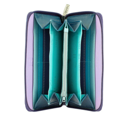 Portafoglio Donna Orizzontale Grande | Dudubags Mauritius Colorful | 53427632-Mauve