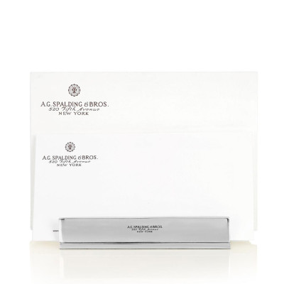 Accessorio Scrivania Porta Lettere | Spalding & Bros | 862832-Alluminio