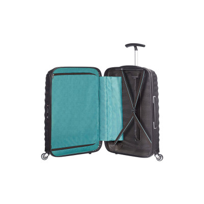 Trolley cabina 55 cm 4 ruote | Samsonite Lite-Shock | 98V001-Black