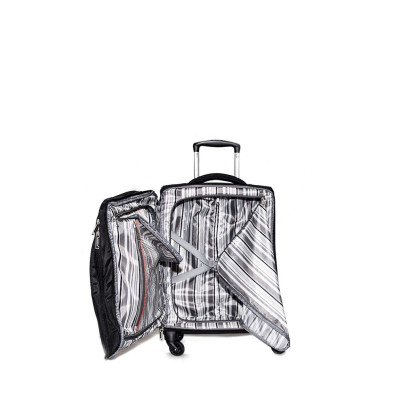 Trolley Morbido 55cm 4 Ruote Cabina | Avirex New York City | AVXNYC01-Black/Red