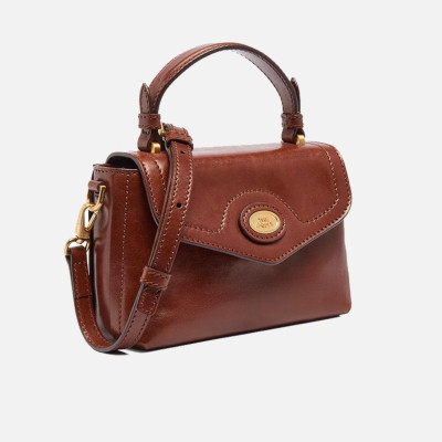 Borsa donna a mano piccola con tracolla The Bridge Story Donna Marrone/Oro