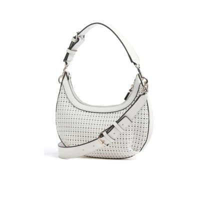 Borsa Donna Baguette Piccola Traforata Guess White  Valigeria.it
