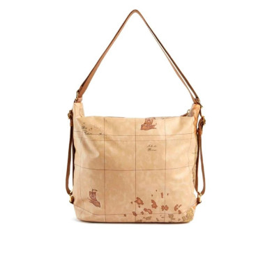 Borsa Donna Bandoliera Verticale Alviero Martini Naturale  Valigeria.it