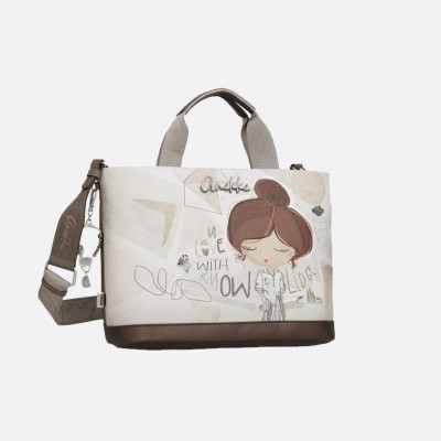 Borsa donna due manici con tracolla Anekke Sophia Multicolor