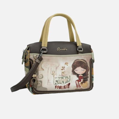 Borsa donna due manici con tracolla Anekke Muse Multicolor