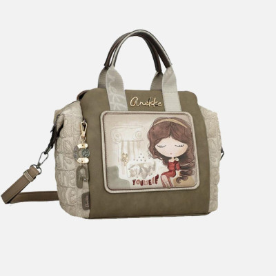 Borsa donna due manici con tracolla Anekke Muse Multicolor