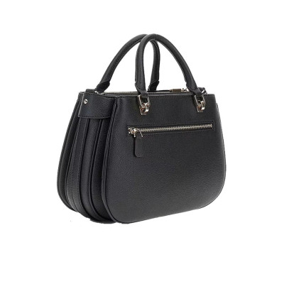 Borsa donna due manici con tracolla Fedora Guess HWBG9519090-Black Valigeria-it 